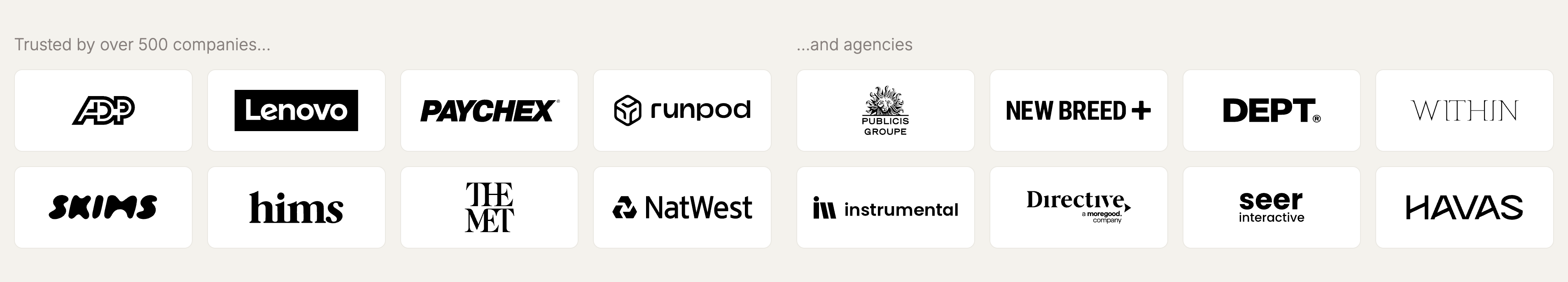 Image from homepage of Scrunch website