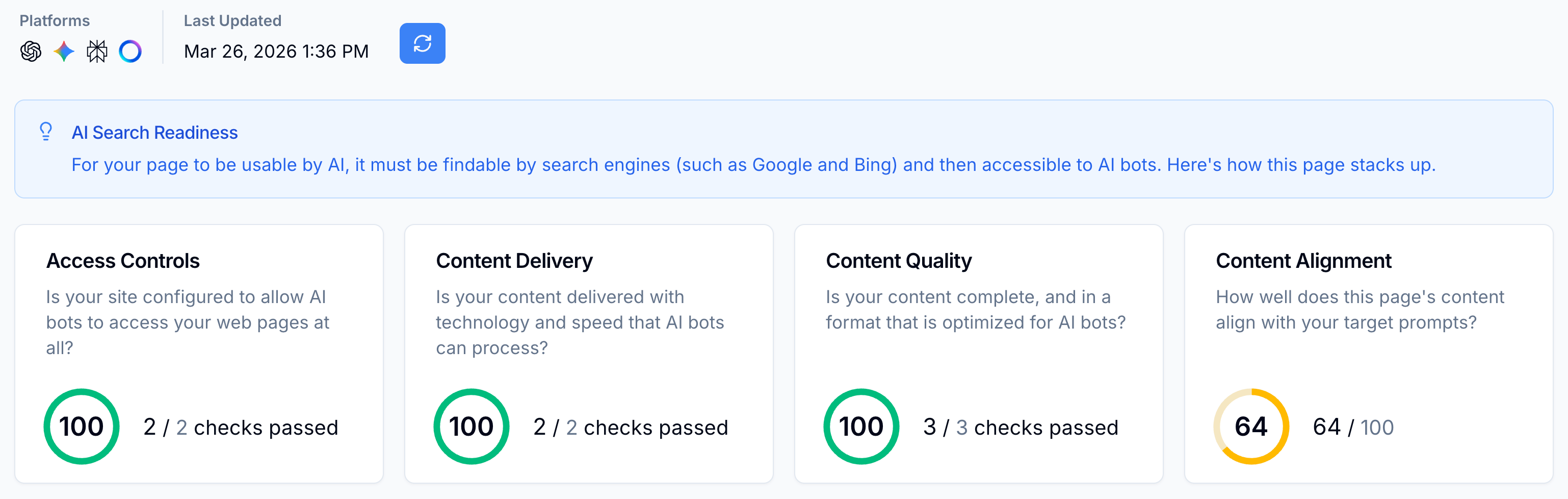 View audit results