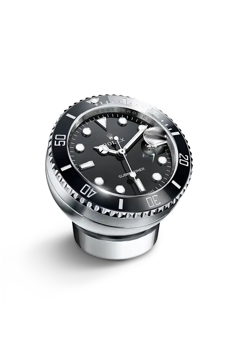 Rolex Pendulette de table Submariner Date,Acier inoxydable | Château d'Ivoire