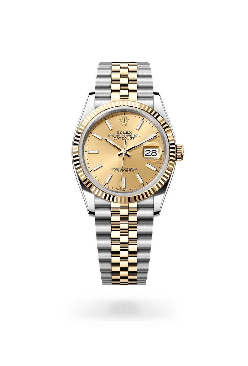 Rolex Datejust 36, Oyster, 36 mm, acier Oystersteel et or jaune | Château d'Ivoire