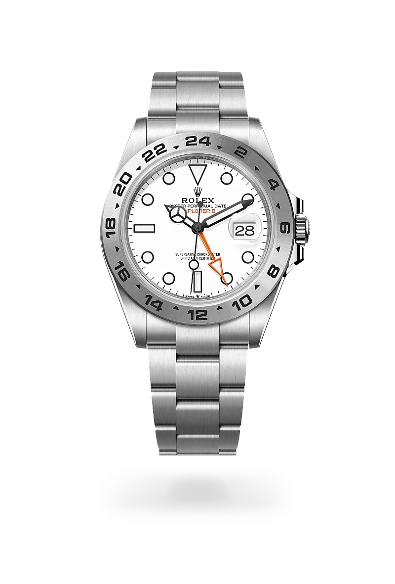 Rolex Explorer II, Oyster, 42 mm, acier Oystersteel | Château d'Ivoire