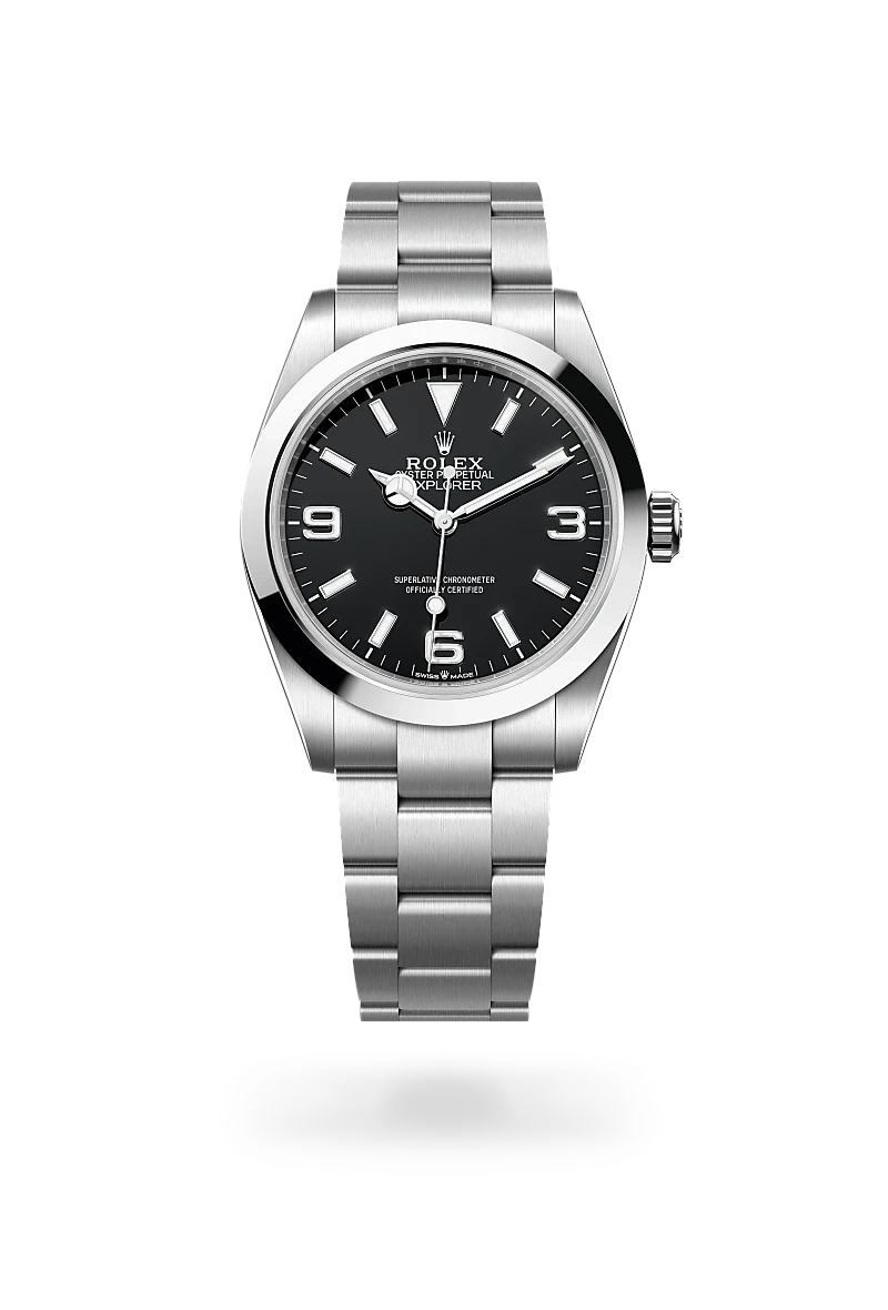 Rolex Explorer 40, Oyster, 40 mm, Oystersteel | Château d'Ivoire