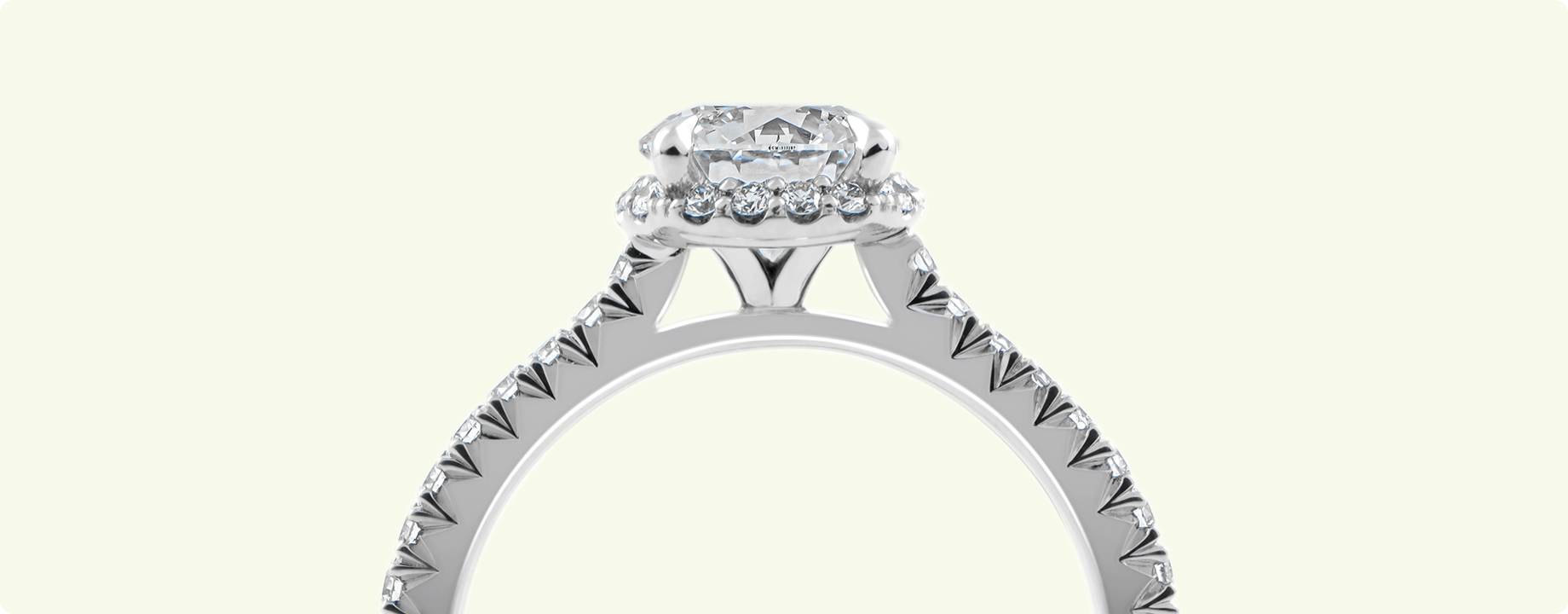 Side profile showing the soaring cathedral silhouette and hidden halo detail.