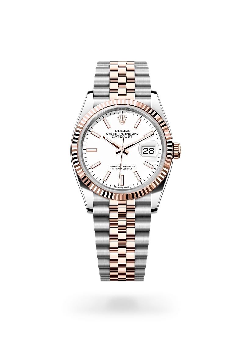 Datejust 36 Rolex Datejust 36, Oyster, 36 mm, Oystersteel and Everose gold | Château d'Ivoire