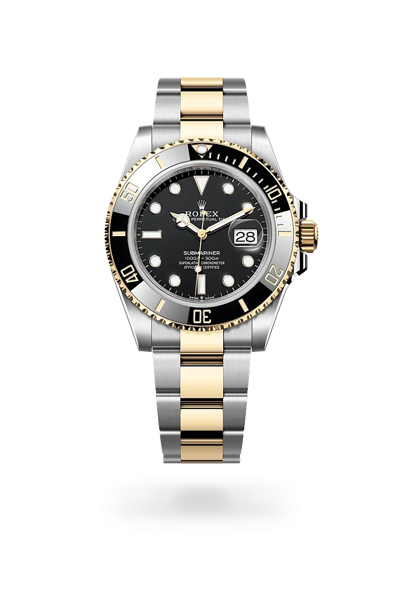 Rolex Submariner Date, Oyster, 41 mm, Oystersteel and yellow gold | Château d'Ivoire