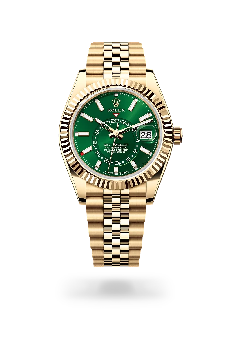 Rolex Sky-Dweller, Oyster, 42 mm, yellow gold | Château d'Ivoire