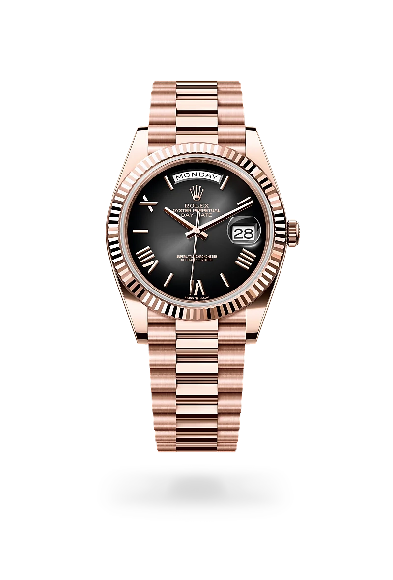 Rolex Day-Date 40, Oyster, 40 mm, or Everose | Château d'Ivoire