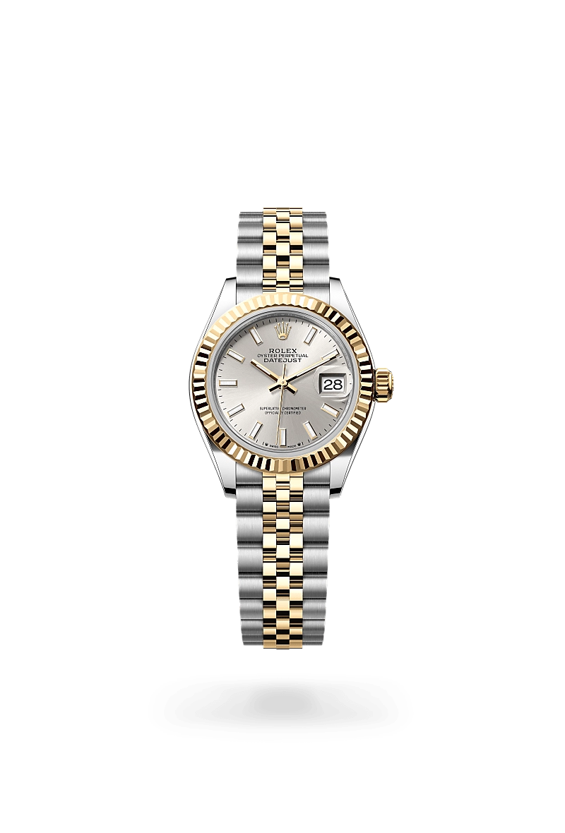 Lady-Datejust Rolex Lady-Datejust, Oyster, 28 mm, acier Oystersteel et or jaune | Château d'Ivoire