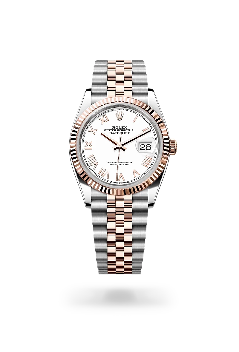 Datejust 36 Rolex Datejust 36, Oyster, 36 mm, Oystersteel and Everose gold | Château d'Ivoire