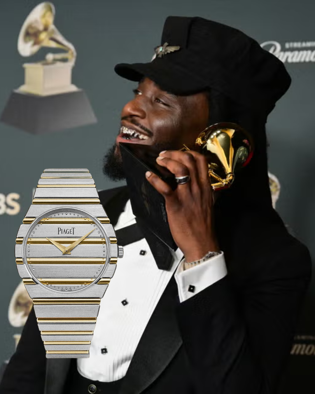 Shaboozey-Piaget Polo79 deux tons