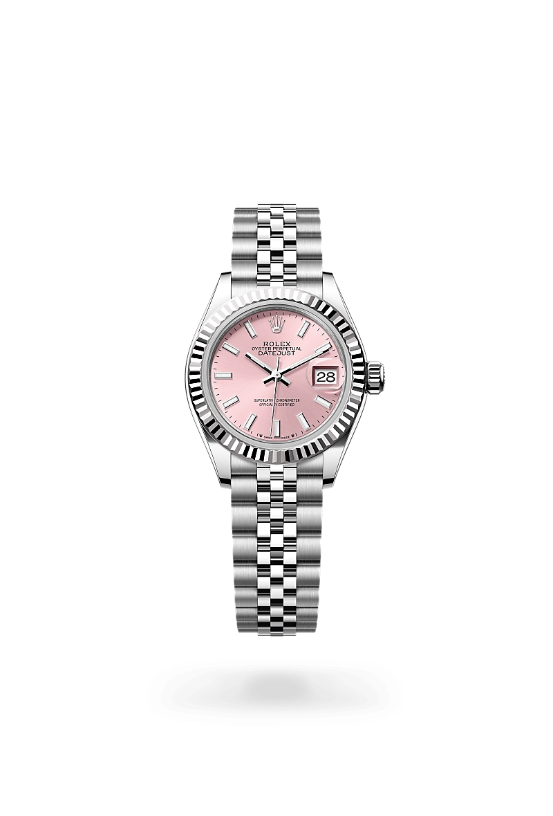Lady-Datejust Rolex Lady-Datejust, Oyster, 28 mm, acier Oystersteel et or gris | Château d'Ivoire