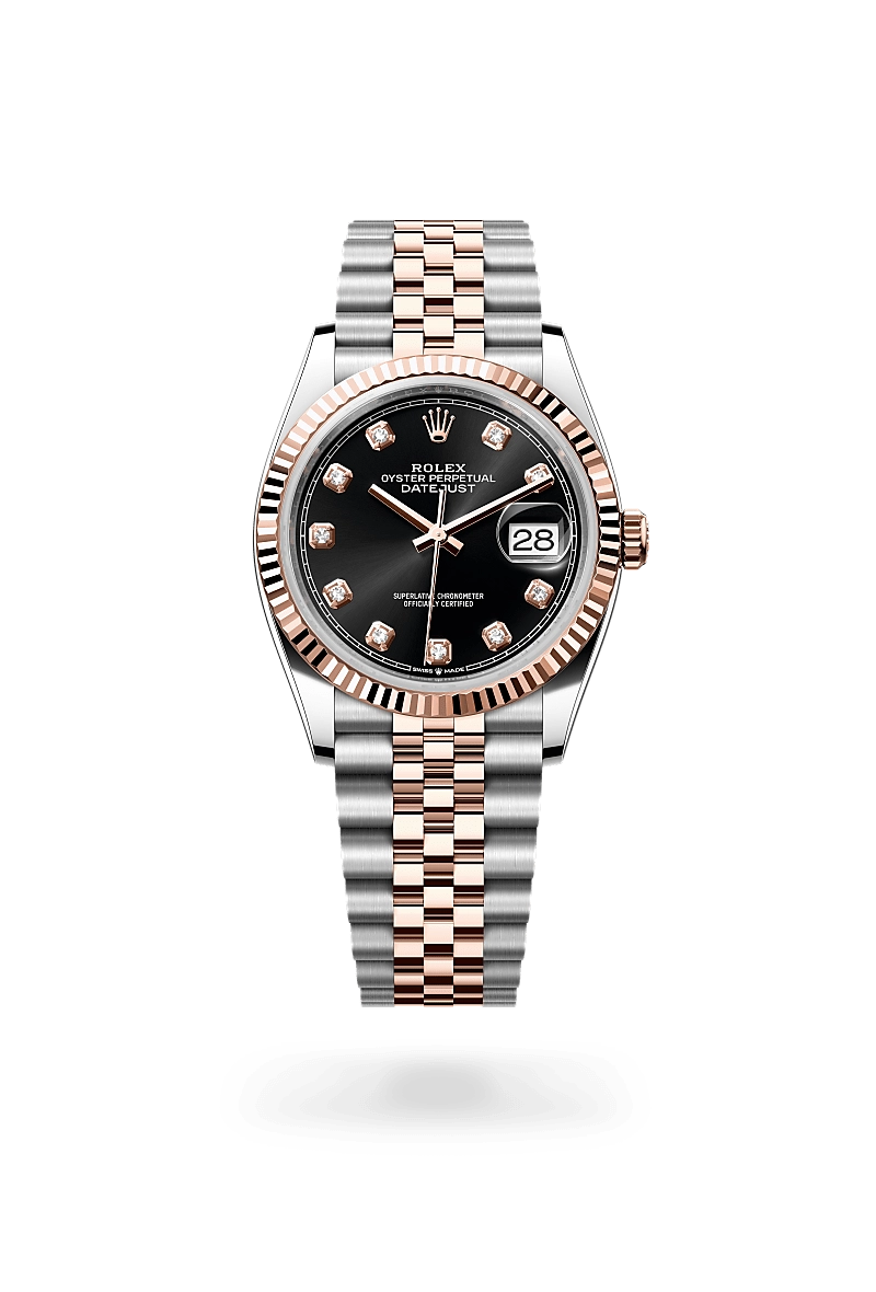 Rolex Datejust 36, Oyster, 36 mm, Oystersteel and Everose gold | Château d'Ivoire
