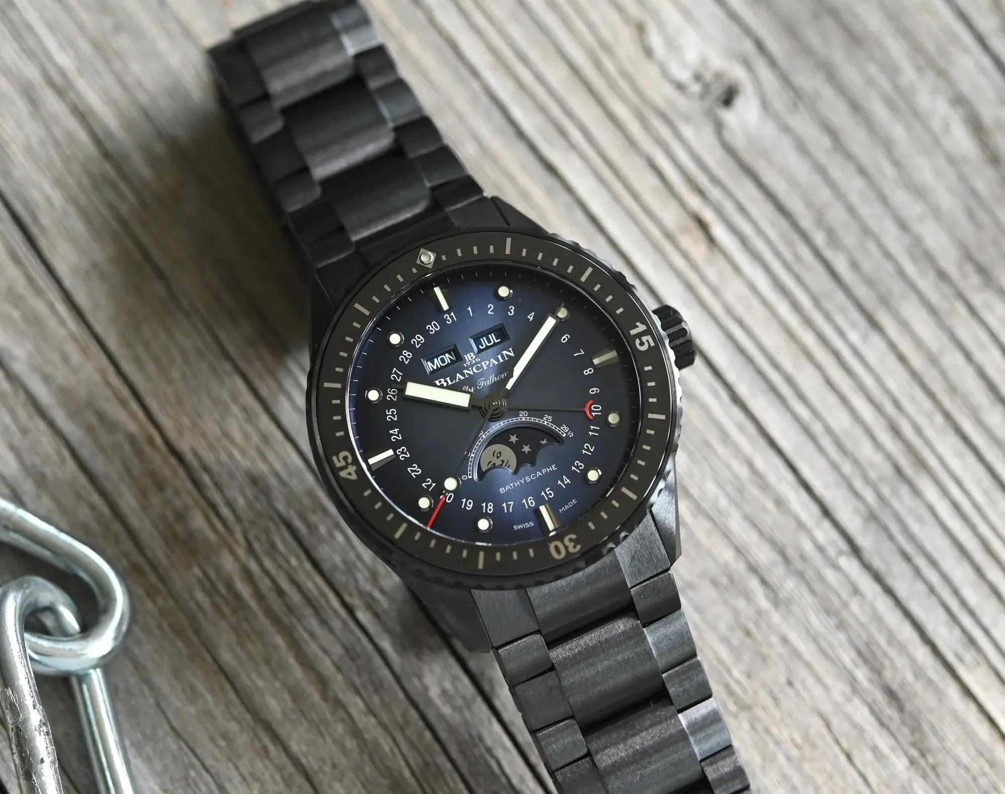  Blancpain Bathyscaphe Quantième Complet Phases de Lune