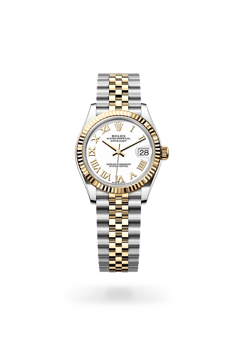 Rolex Datejust 31, Oyster, 31 mm, Oystersteel and yellow gold | Château d'Ivoire