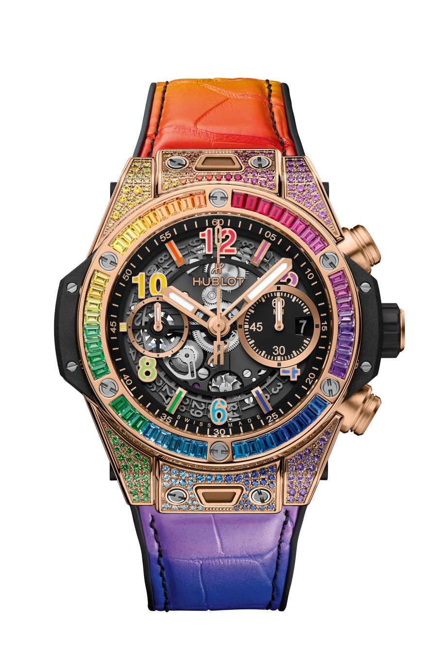 Hublot Big Bang Unico King Gold Rainbow 42 mm