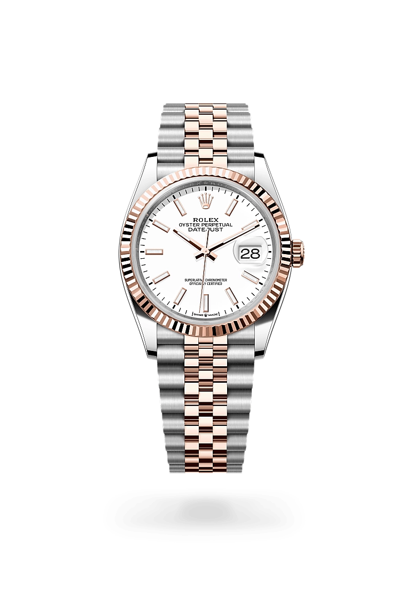 Datejust 36 Rolex Datejust 36, Oyster, 36 mm, Oystersteel and Everose gold | Château d'Ivoire