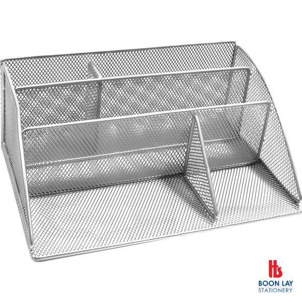 ALFAX Mesh Desk Organizer - Silver (AL62129)