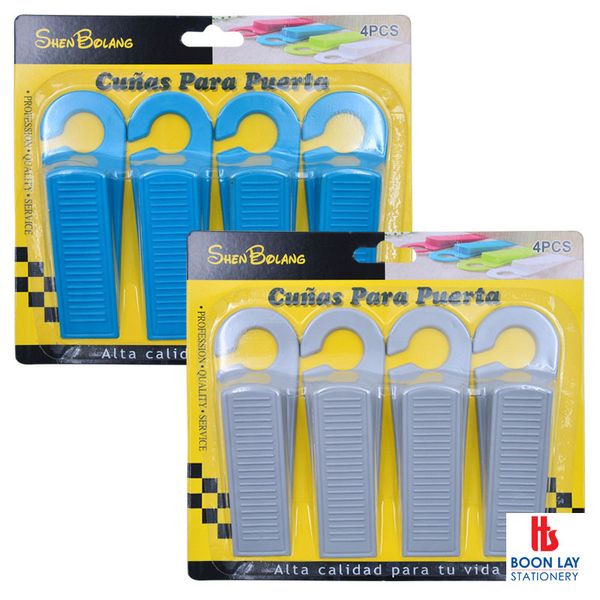 Rubber Door Stopper With Hook - Pack of 4's
