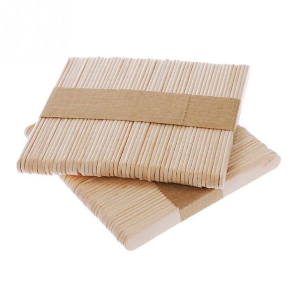 Wooden Ice Cream Stick - Pack of 50's Plain (G05)