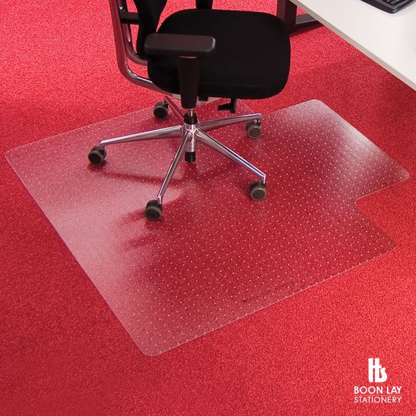 ROLL-O-GRIP Chair Mat for Carpet - Convex shape 130x120cm (73-130U)