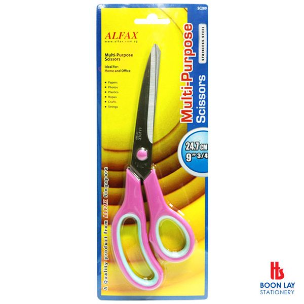 ALFAX Scissor 9.75" - Pink Handle (SC209)