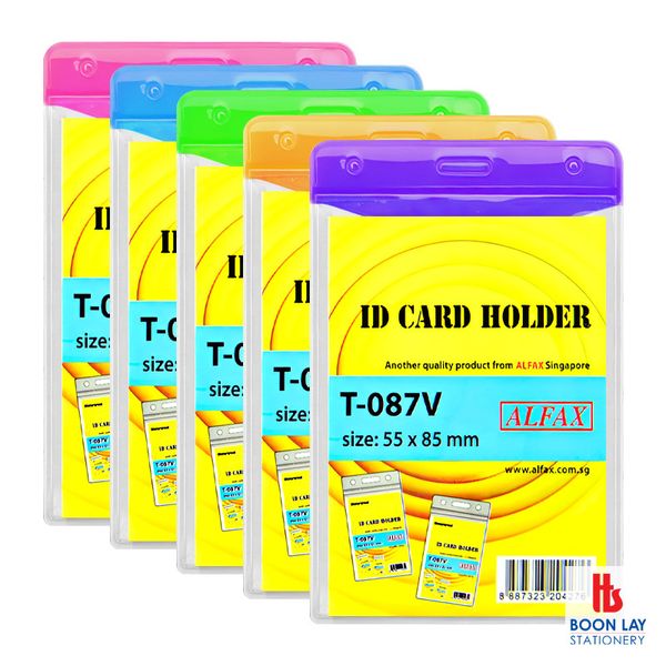 ALFAX ID Card Holder 55x85mm - Pack of 10's (T087V)