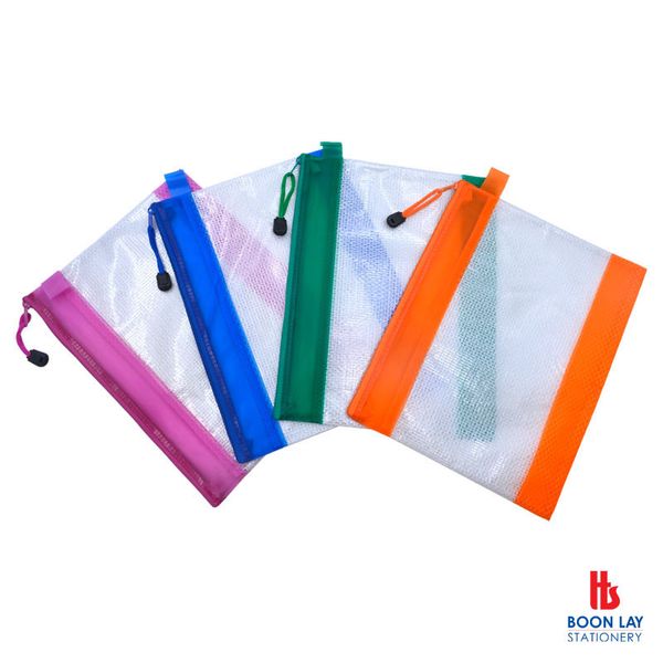 ALFAX Colour Mesh Zip Bag B5 (280207)