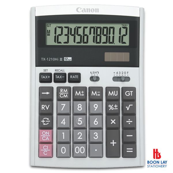 CANON IT-Touch Key Calculator - 12 Digits (TX-1210HI)