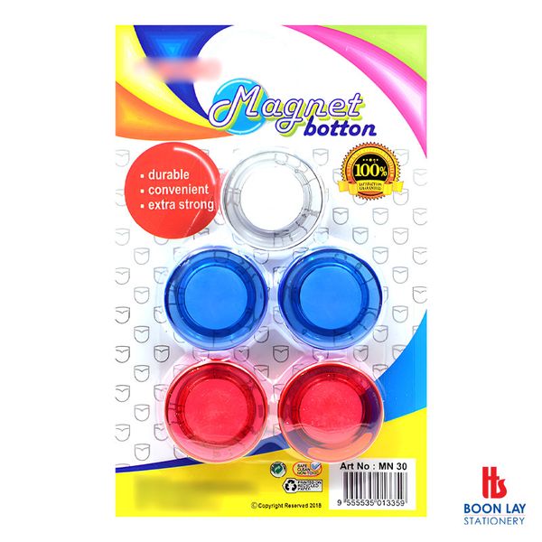 Magnetic Button Ø30mm - Pack of 5's (MN30)