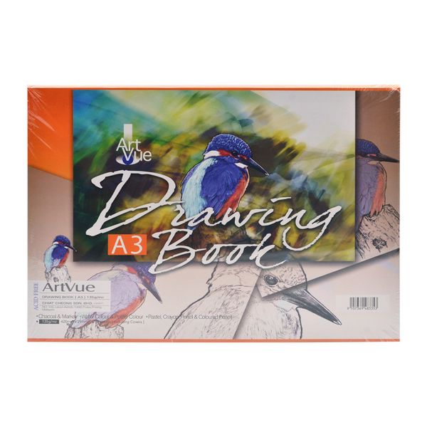 ARTVUE Drawing Block 135gsm 18sheets A3