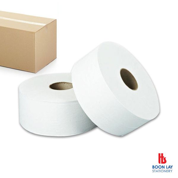Jumbo Toilet Roll 2ply 300m x 12 rolls