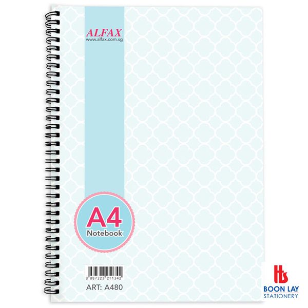 ALFAX Ring Note Book 80pgs A4