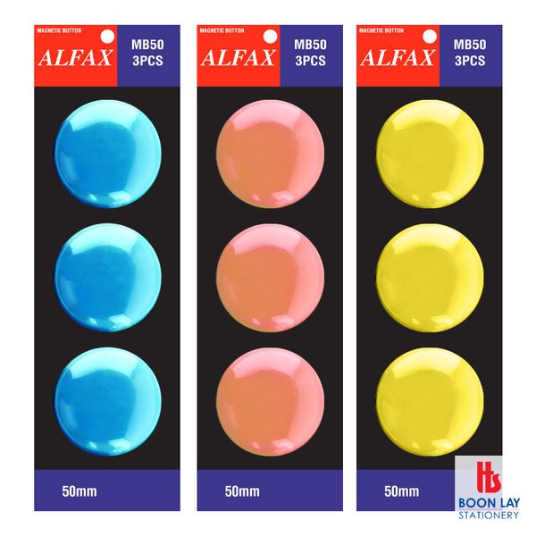 ALFAX Magnetic Button Ø50mm - Pack of 3's (MB50)