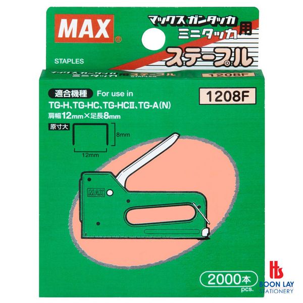 MAX Staples Refill - 23/8 (1208F)