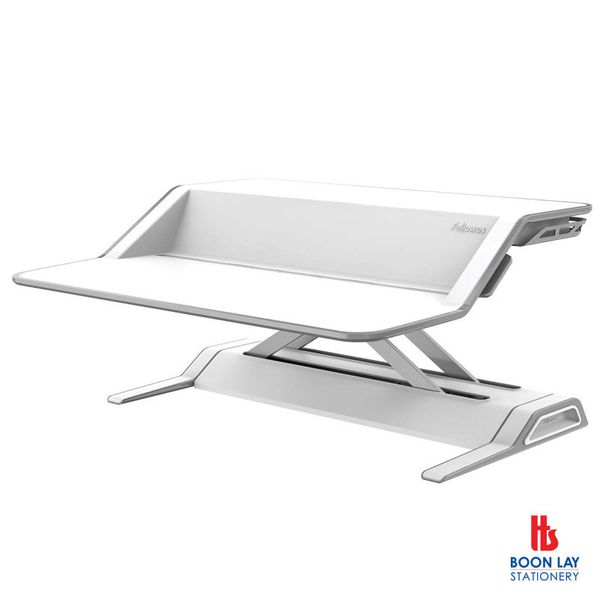 FELLOWES Lotus Sit-Stand Workstation - White