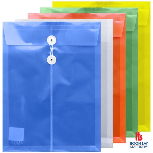 ALFAX Plastic String Envelope A4 (PE118)