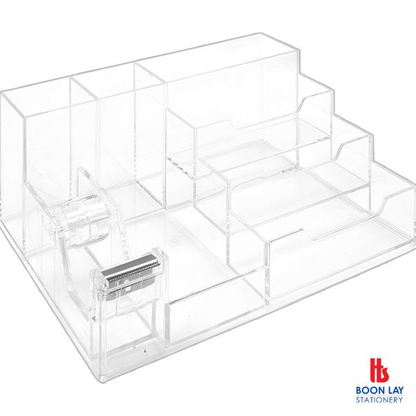 ALFAX Desk Organizer With Name Card & Tape Dispenser (K079)
