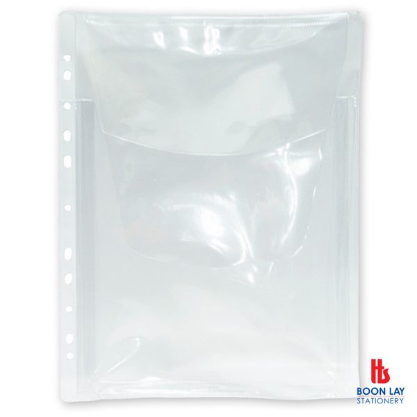 ALFAX PVC 11-Hole Expanding Button Pocket with Base - Box of 50's (223010)