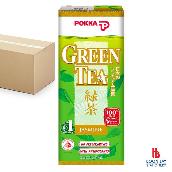 POKKA Packet Drink - Jasmine Green Tea 250ml x 24's