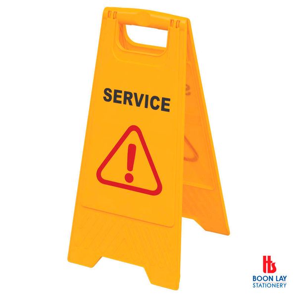 Floor Sign "SERVICE" - Orange (AF03051)