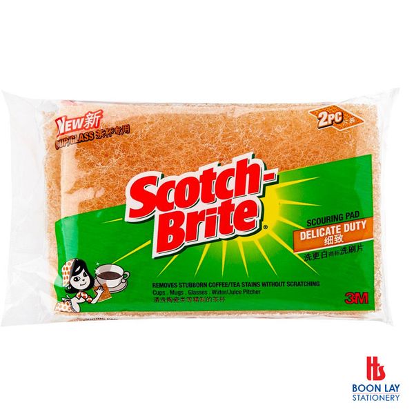 3M Scotch-Brite Delicate Duty Scouring Pad - Pack of 2's (41YS)