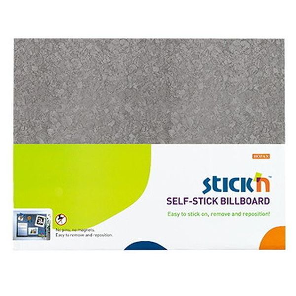 Copy of HOPAX Stick'n Self-Sticky Board 46x58cm Grey (23024)