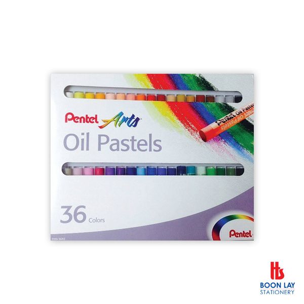 PENTEL Oil Pastels - 36 Colours (PHN-36 )