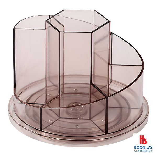 Rotatable Type Pen Holder - Smoke (K087)