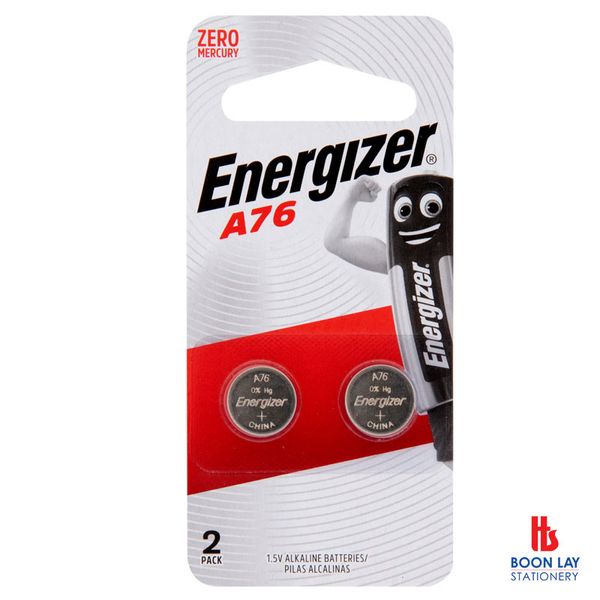 ENERGIZER Coin Battery 1.5V - Pack of 2's (LR44/A76)