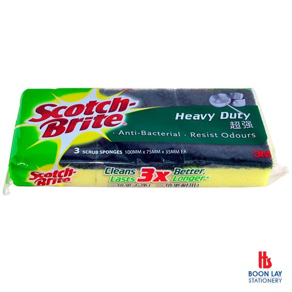 3M Scotch-Brite Tough Clean Sponge 3-31 - Pack of 3's