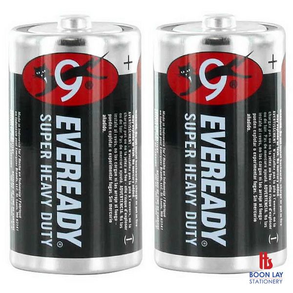 EVEREADY Heavy Duty Battery D - Pack of 2's (M1250SW2)