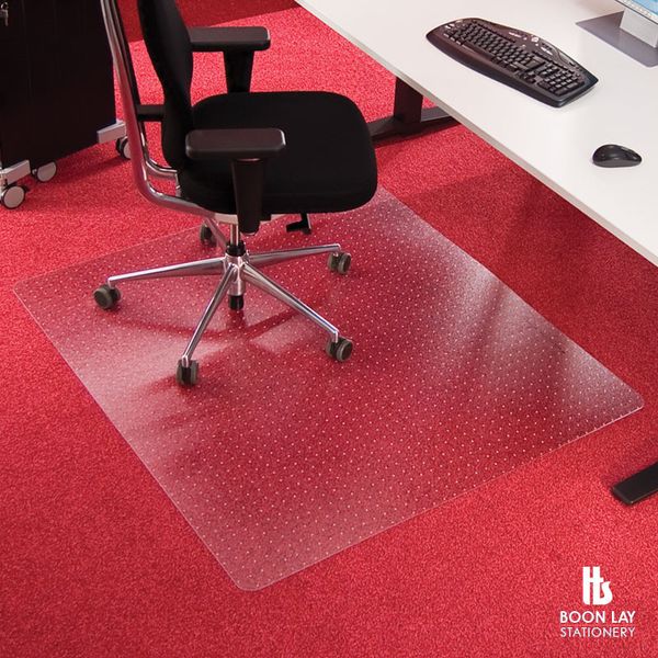 ROLL-O-GRIP Chair Mat for Carpet - Rectangle 130x120cm (73-130O)