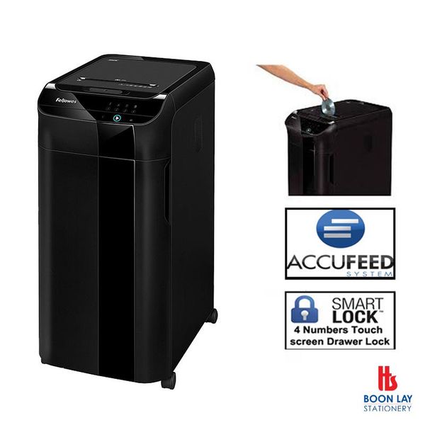 FELLOWES AutoMax Shredder Autofeed Cross Cut (350C)