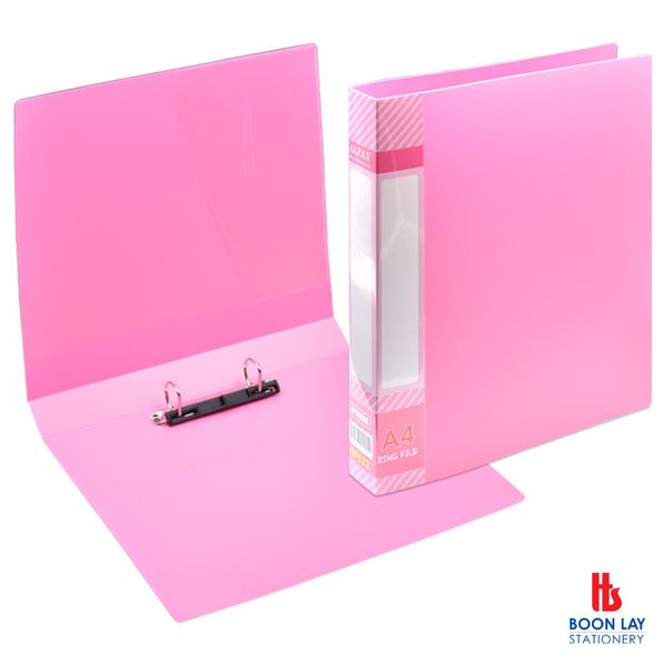 ALFAX PP Ring File 2D25mm A4 - Pink (RF522)